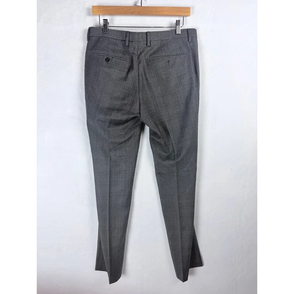 Banana Republic Grey Modern Slim Fit Wool Blend Dress Pants 31x32